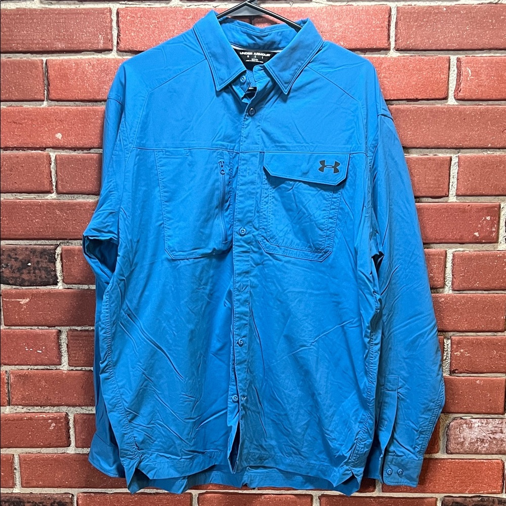 Under Armour Vibrant Blue Long Sleeve Shirt